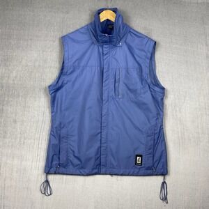 Kiwistuff Vest Womens 10 Periwinkle Blue Lightweight Softshell Full Zip Gorpcore